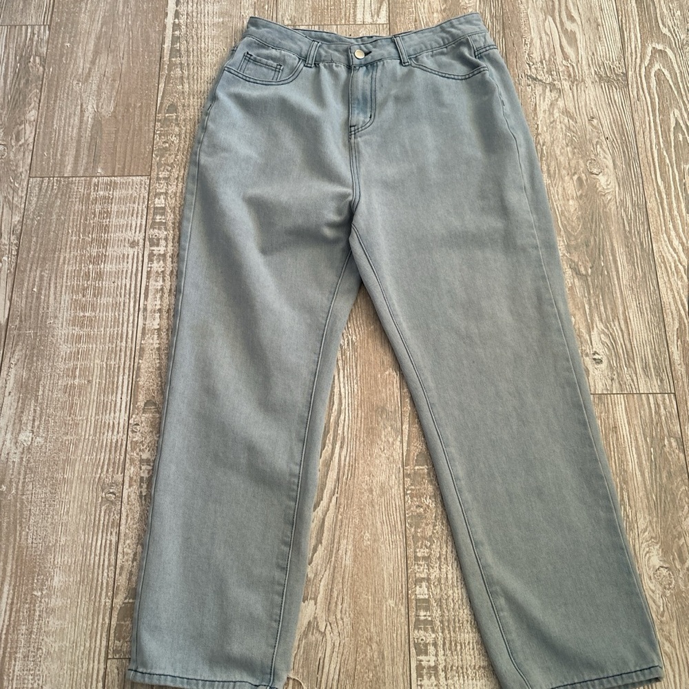 Light blue baggy pants